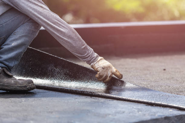 Professional Basement Waterproofing technician working in Hibernia, NJ